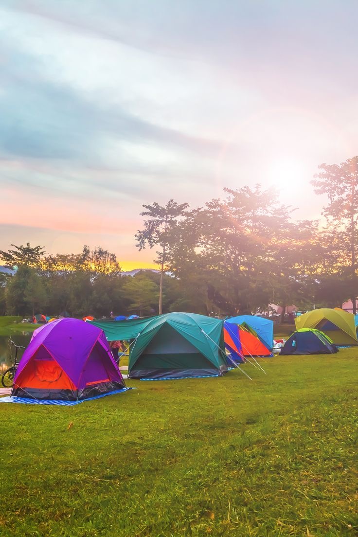 Atardeceres mágicos en el campamento